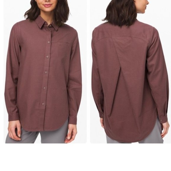 lululemon athletica Tops - Lululemon | Full Day Ahead Flannel Shirt